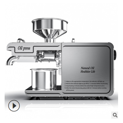 韓皇不銹鋼榨油機控溫度榨油原料多樣化榨油跨境外貿亞麻籽榨油機