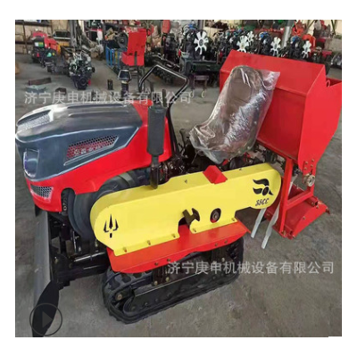 園林草坪開荒除草機 乘坐式遙控旋耕機 履帶式田園管理機