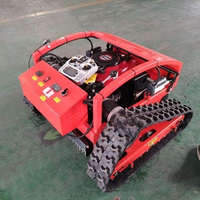 公路邊坡修剪機型號 履帶自走式割草機參數 廠家定做遙控割草機