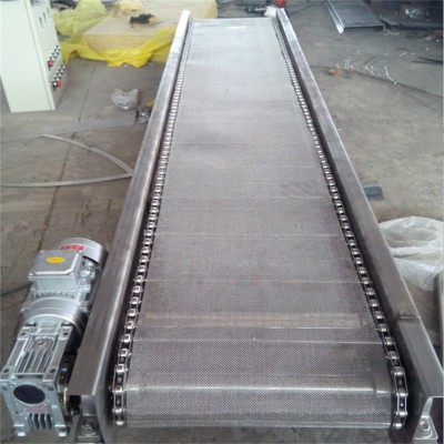 定制食品果蔬清洗麻花烘烤螺旋網帶流水線設備不銹鋼網鏈輸送機