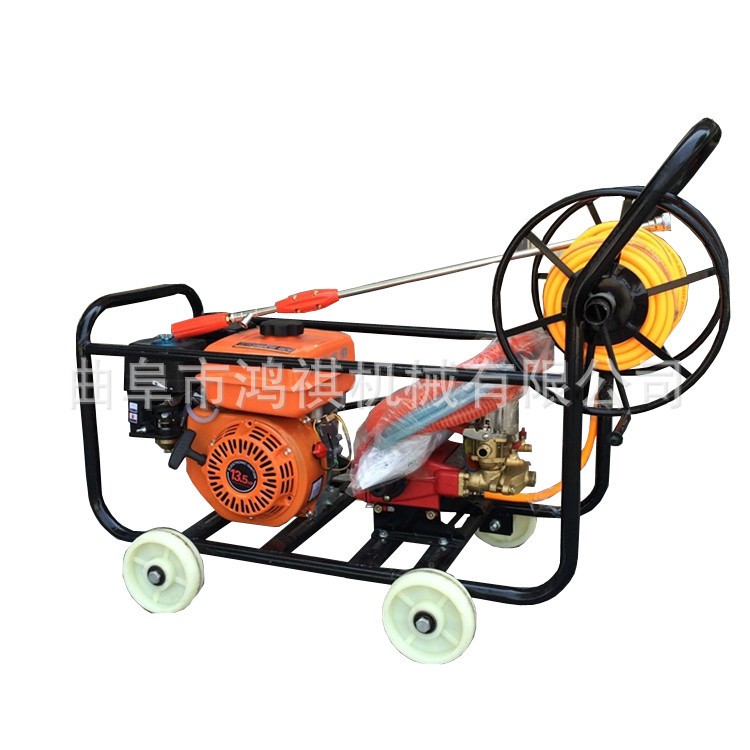 木里藏族 大容量汽油噴霧打藥機 小麥汽油打藥機 鴻祺機械打藥機