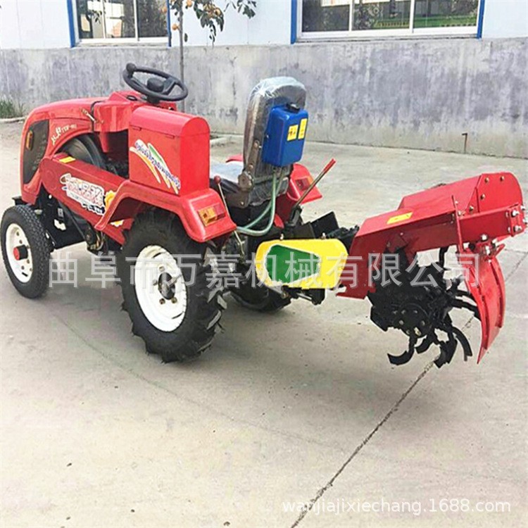 廣西南寧四輪農田耕地機 小地塊用小四輪拖拉機 農用四輪旋耕機