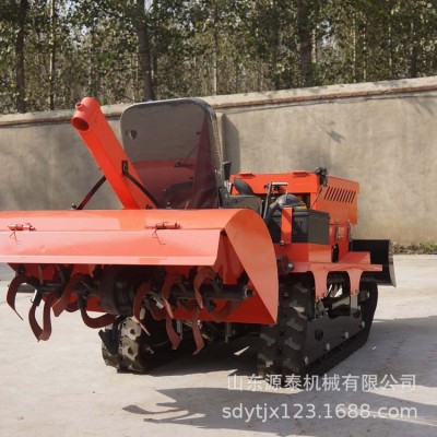自走式大馬力微耕機 農(nóng)用果園開溝機 山坡梯田履帶式旋耕機出售