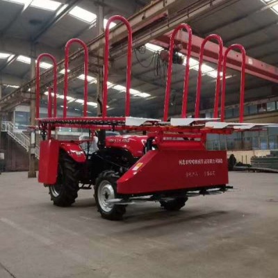 新款農(nóng)哈哈玉米秸稈收獲機 割曬機 四行秸稈收割機 割桿機