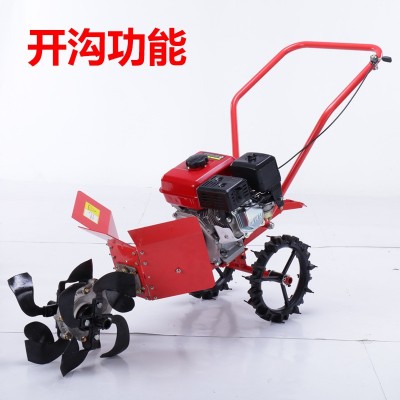農用機械小型多功能宗申柴油開溝機汽油新式微耕機旋耕機挖溝神器