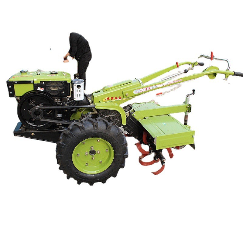 常美農用柴油機8馬力風冷柴油機 CM180+101底盤配套旋耕機