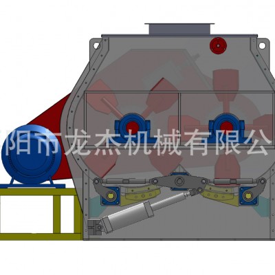 SSHJ0.2碳鋼飼料、預混料、化學、醫藥雙軸槳葉混合機