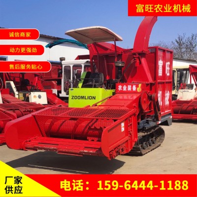 玉米秸稈收割粉碎機 稻草小麥青貯機黃儲機地滾刀輪式收獲機