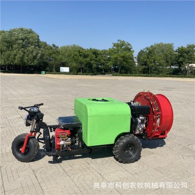 雙動力果園風送打藥機 乘坐式果樹打藥機 每天噴藥兩百畝打藥機