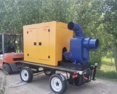 防汛抗旱移動式泵車 高揚程拖車款噴灌泵 農田灌溉河道排水大流量抽水機