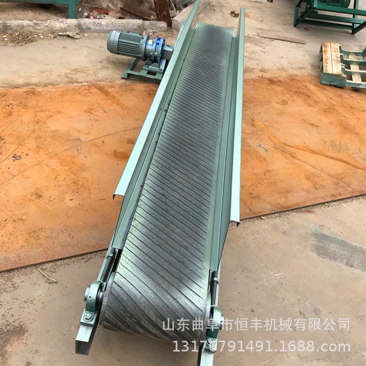 四川平行式污泥糞便輸送機 糧食裝車大傾角皮帶輸送機
