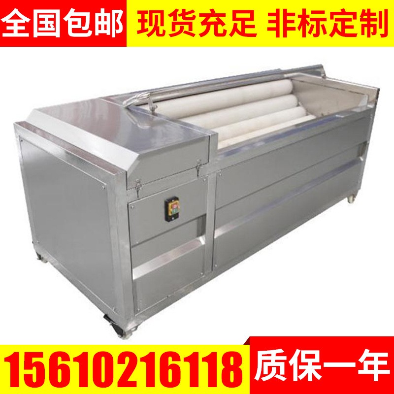 胡蘿卜土豆清洗機 毛輥清洗機 果蔬去皮清洗機 定制毛輥清洗機