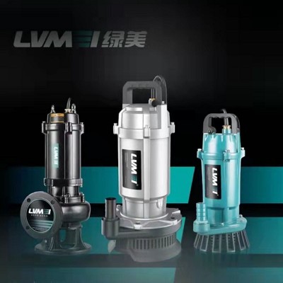 綠美 家用QDX小型潛水泵 220V 單項鐵殼 高揚程抽水泵國標