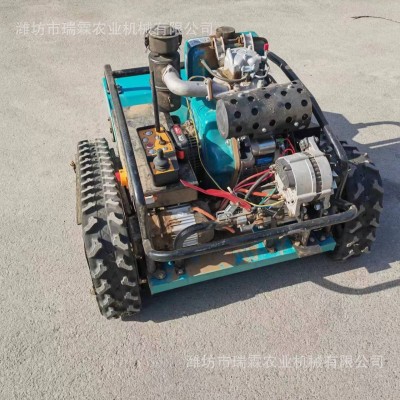 柴油遙控割草機全自動履帶式果園除草機草坪打草修剪園林除草荒草