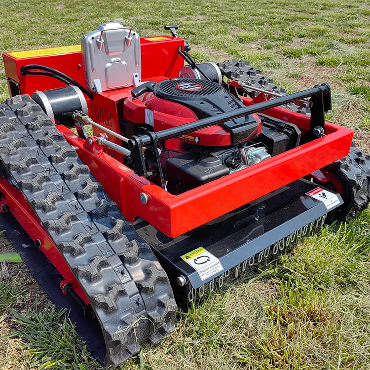 履帶自走式遙控割草機 全自動除草機 果園碎草機 盛弘