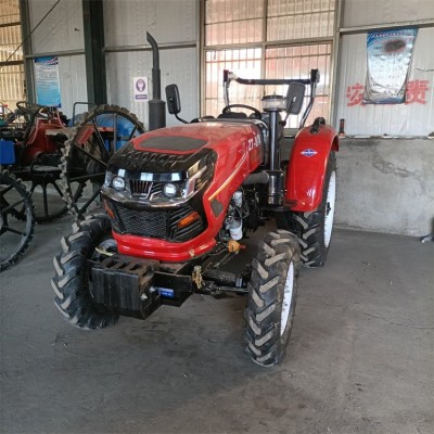 大馬力農(nóng)田中拖拖拉機(jī) 多缸輪式旋耕犁地機(jī) 操作簡(jiǎn)便