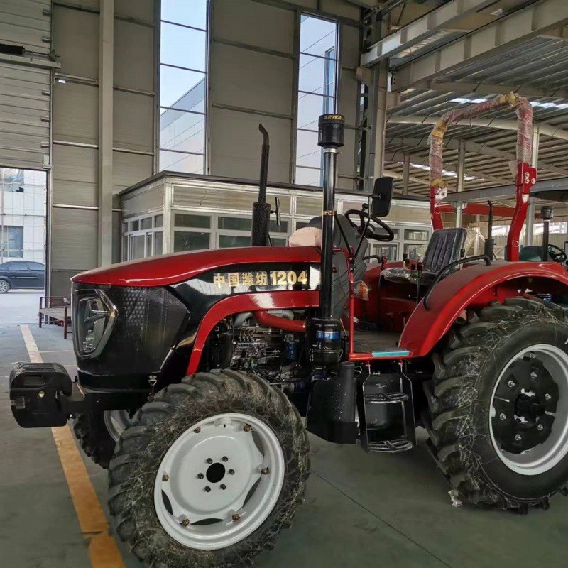山東農用1204型小四輪拖拉機農田菜地園林用拖拉機旋地開溝播種