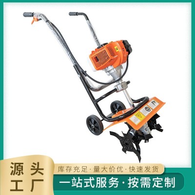 廠(chǎng)家農(nóng)用鋤地翻土機(jī)家用小型微耕機(jī)多功能菜園手推小型汽油旋耕機(jī)