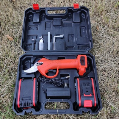 24v鋰電剪刀采花椒剪枝園林用，2塊電池25MM，用