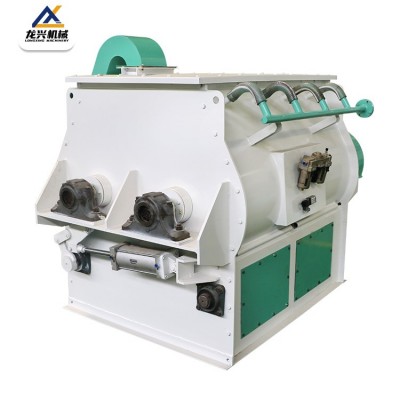 飼料廠粉料攪拌設(shè)備 顆粒拌料機(jī) 雙軸槳葉式飼料混合機(jī) 龍興