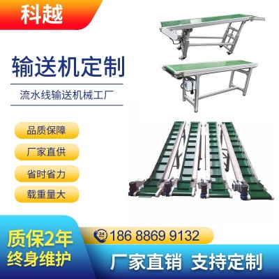 裙邊擋板爬坡輸送機(jī)來料提升上料機(jī)倉儲(chǔ)物流搬卸貨斜波傳送帶設(shè)備