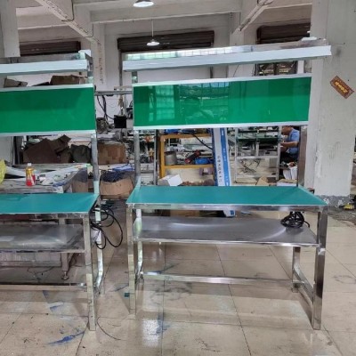 不銹鋼工作臺 裝配車間操作臺 展旺達重型鉗工臺定制