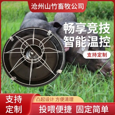 小豬飼料槽仔豬料槽保育塑料豬食槽仔豬乳豬補料槽豬用喂豬神器