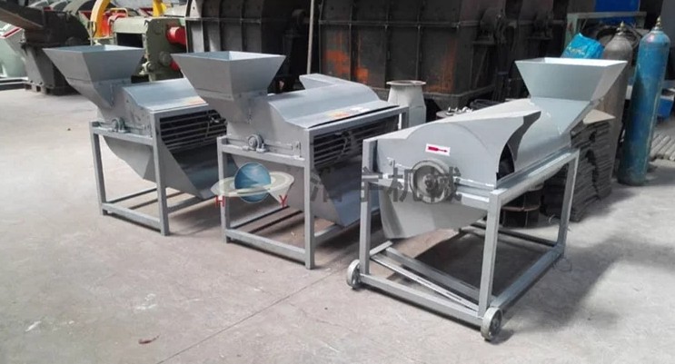 食用菌廢菌袋分離機蘑菇菌袋破袋機小型粉碎機