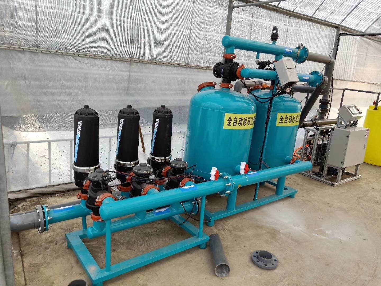 全自動(dòng)砂石+疊片過(guò)濾器