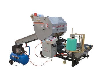 圓草捆打捆包膜一體機